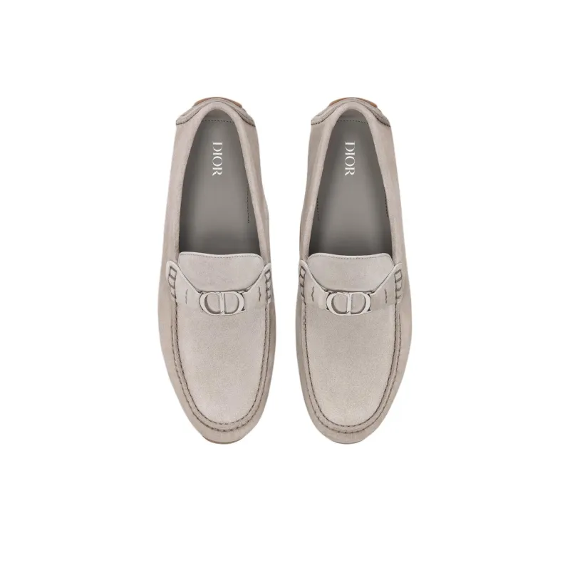 DIOR Odéon Loafers Men Gray-3