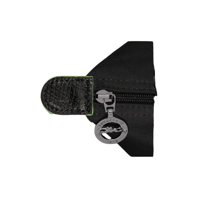 LONGCHAMP Le Pliage Green Recycled Canvas Dumpling Bag Handbag Trumpets Women's Black-4