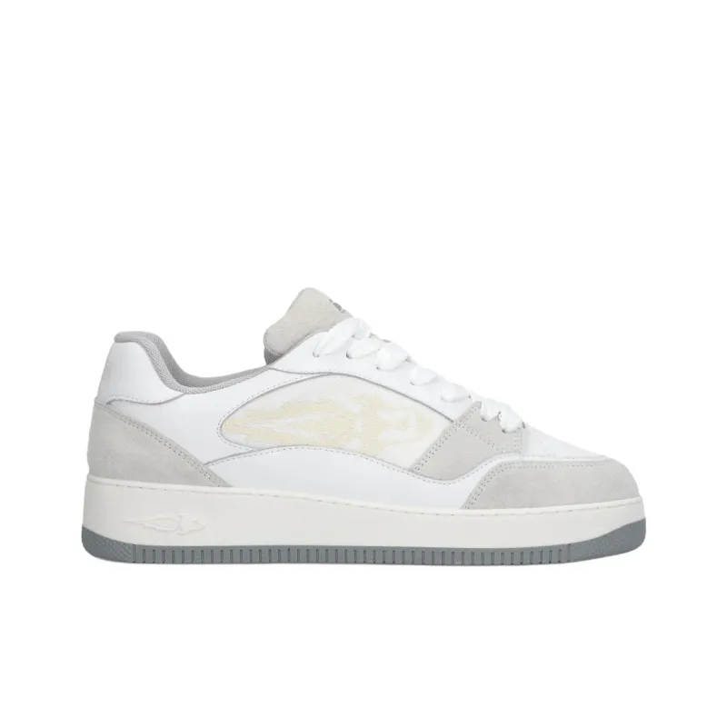 ENTERPRISE JAPAN Rocket Ej Bold Low Top Skateboard Shoes Unisex White-1