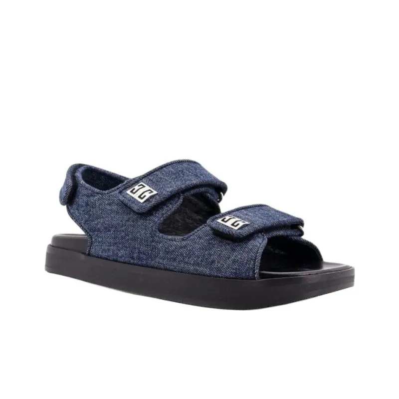 Givenchy One Strap Sandals Women's Dark Blue-2
