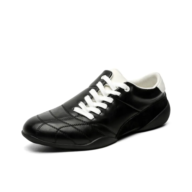 WEISHIBANGWEI Low Top Casual Shoes Unisex Black-8