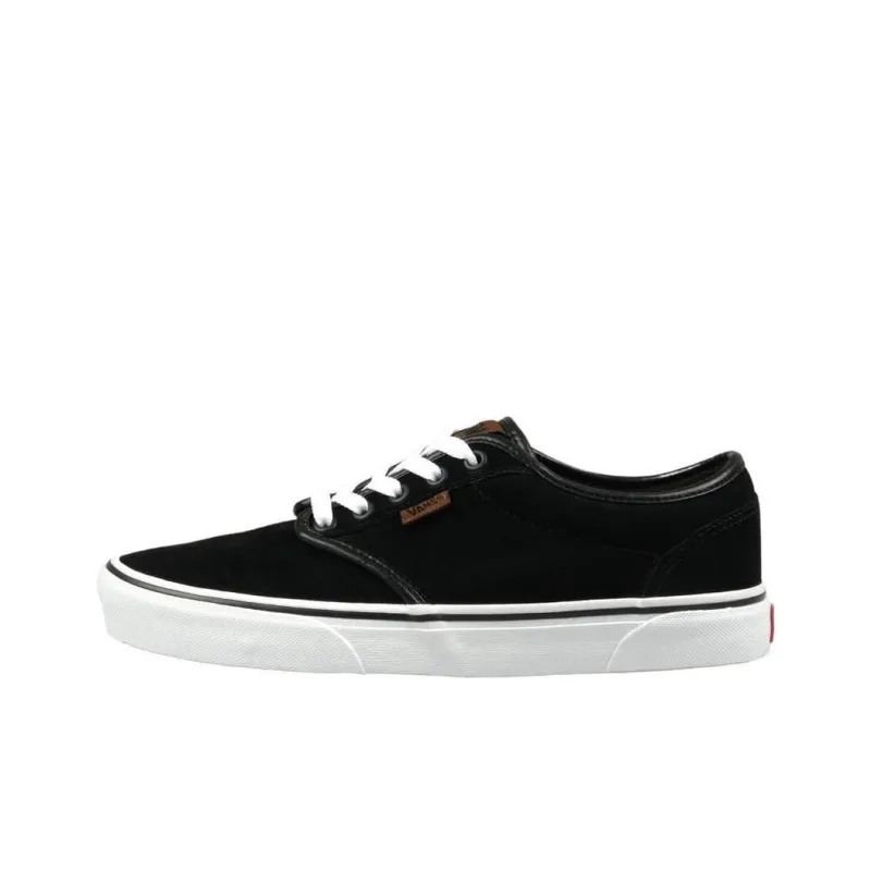 Vans Atwood Anti Slip Wear Resistant Low Top Skateboard Shoes Men's Black-0