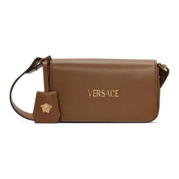 FANSIZHE Lambskin Shoulder Bag Mini Women's Brown