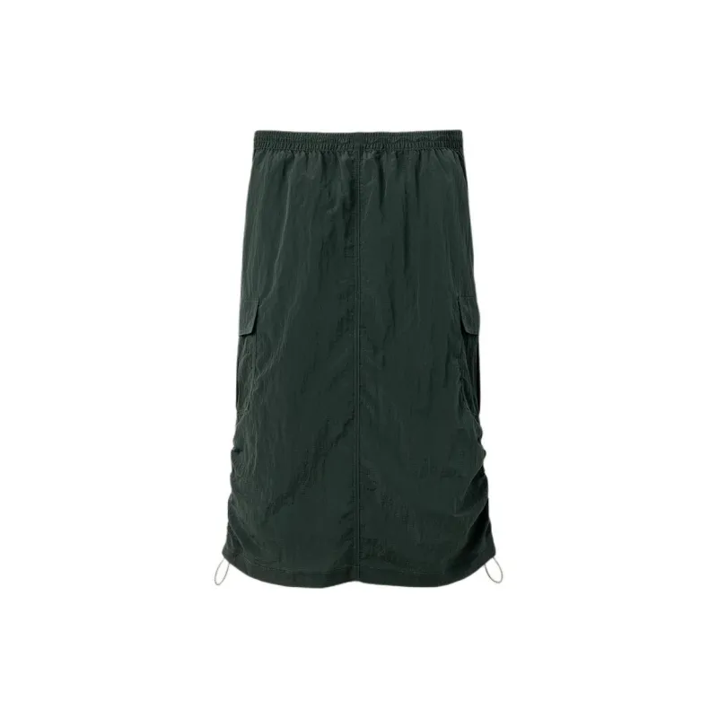 UGG SS25 Casual Long Skirts Women's Forest Green-1