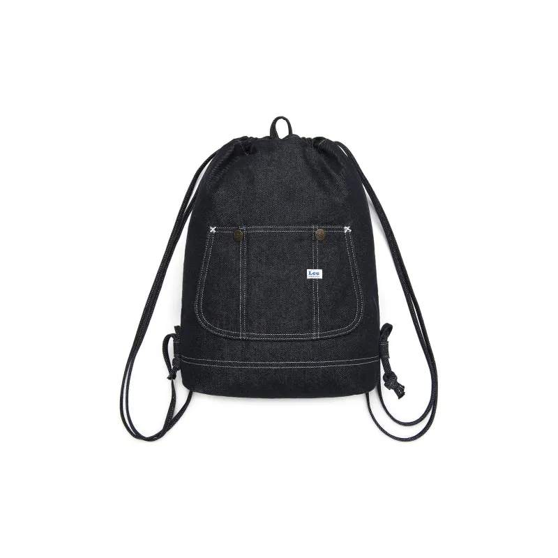 Lee Cotton Backpack Unisex Denim Blue-0