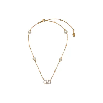 Valentino VLogo Signature Pearl Necklace