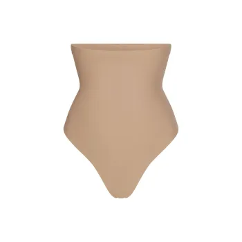 SKIMS SS25 BODY CORE SCULPT HIGH-WAISTED THONG Underpants Women's 1 Pack CLAY/Clay