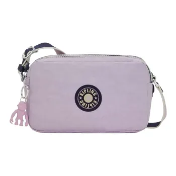 Kipling Polyamide Camera Bag, Shoulder Bag Small Size Women's Lilac Color