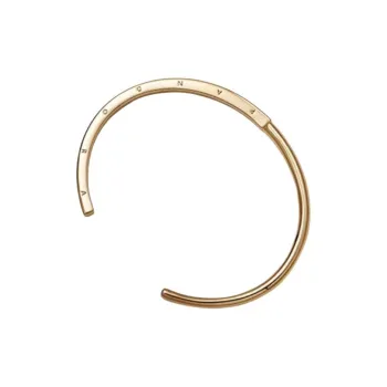 Pandora Gold Plated Copper Silver Alloy Bangles Unisex Gold