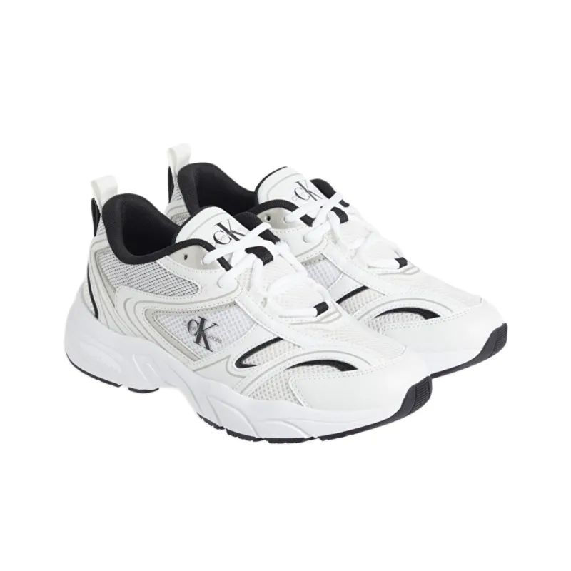 CKJ CALVIN KLEIN JEANS Low Top Casual Shoes Women's White-2
