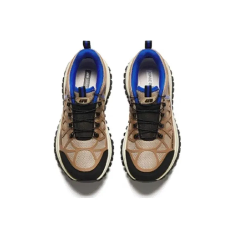 Anta Cushioned Slip Resistant Low Top Outdoor Shoes Women's Brown Black-3
