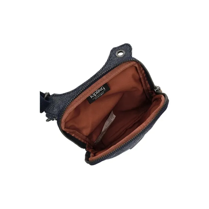 Kipling Polyamide Shoulder Bag, Crossbody Bag Women's Denim Blue-2