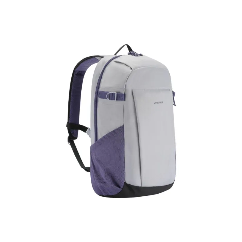 DECATHLON Polyester Backpack Women's Pearl Gray & Purple-0