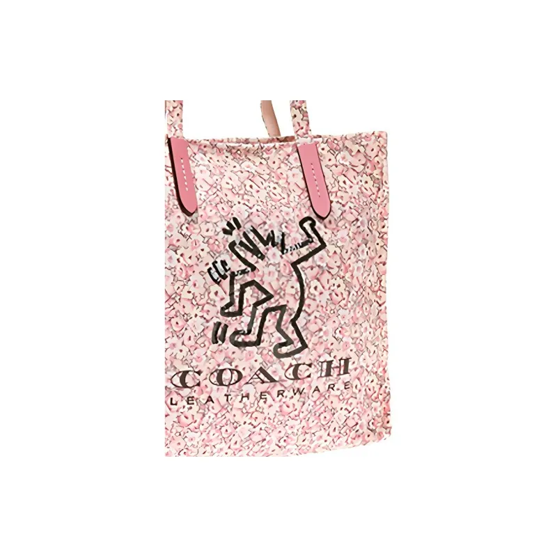 Keith Haring X COACH Recycled Tote Shoulder Bags-3