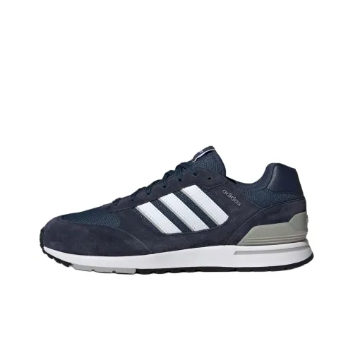 Adidas Run 80s Anti Slip Wear Resistant Low Top Running Shoes Men's Blue