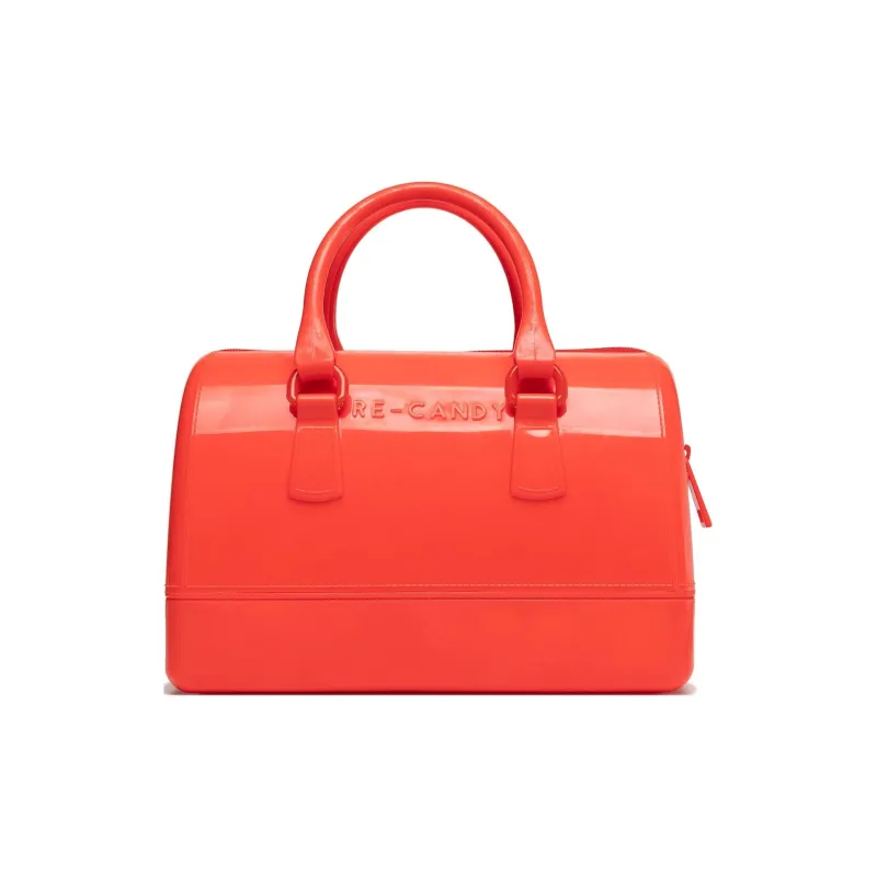 Furla Candy Plastic Handbag Women's Coral-2