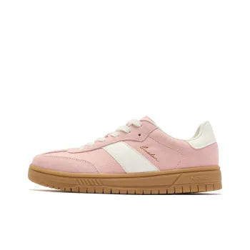 QIAODAN Anti Slip And Wear Resistant Breathable Low Top Skateboard Shoes Women's Dusty Pink