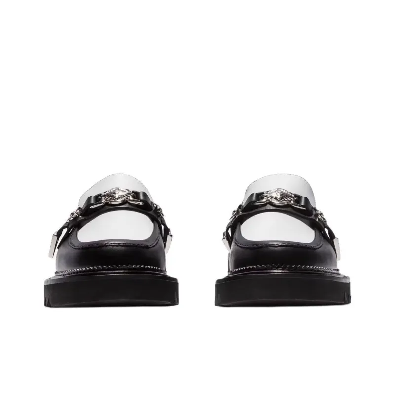 TOGA VIRILIS Loafers Men's Black White-3