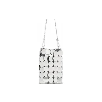 Paco Rabanne Sparkle Open-Top Mini Crossbody Bag
