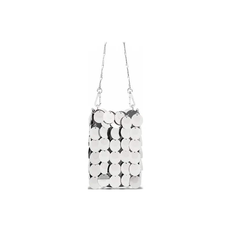 Paco Rabanne Sparkle Open-Top Mini Crossbody Bag-0
