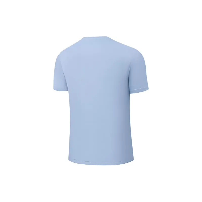 QIAODAN T Shirt Men's Sky Feather Blue-1