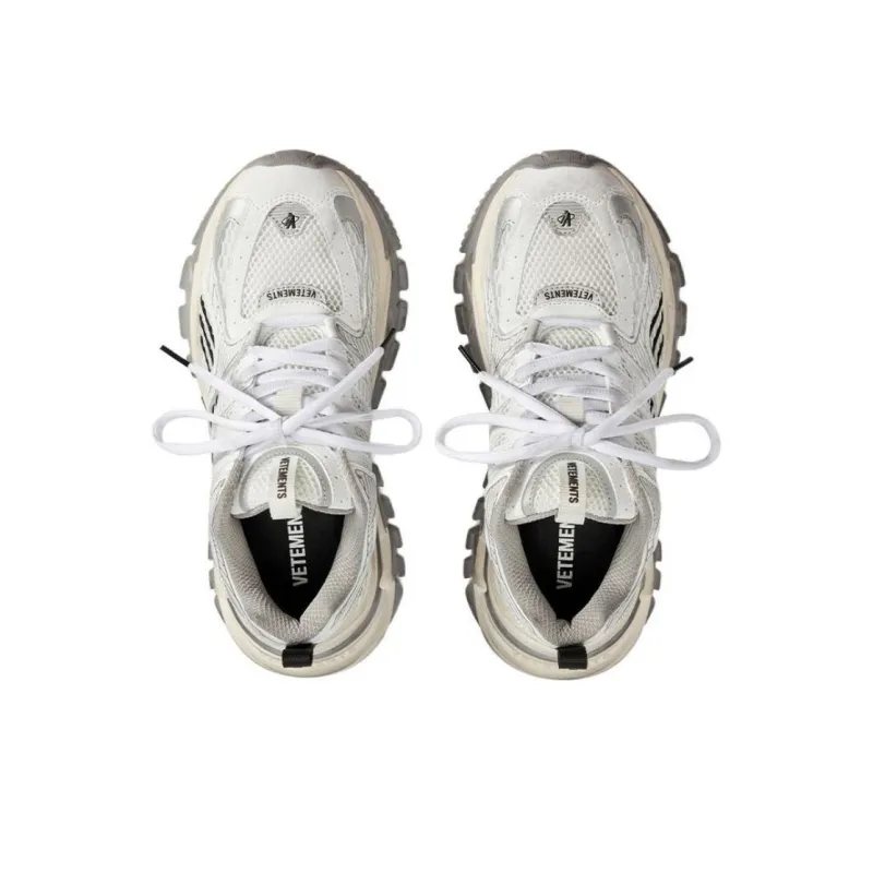 Vetements Low-Top Chunky Sneakers Unisex White Gray-2
