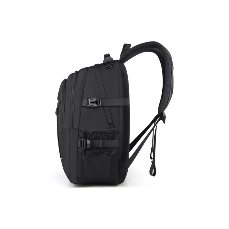 EDISON Repellent Oxford Cloth Backpack Regular Unisex Black/Dark Blue-2