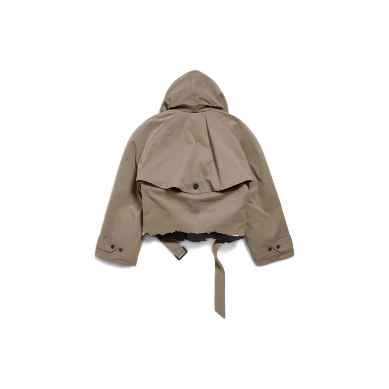 Balenciaga Hooded Trench Jacket-1