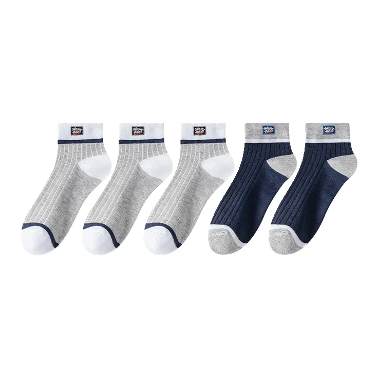 Cotton Gene Ankle Socks Men's 5 Pack-8