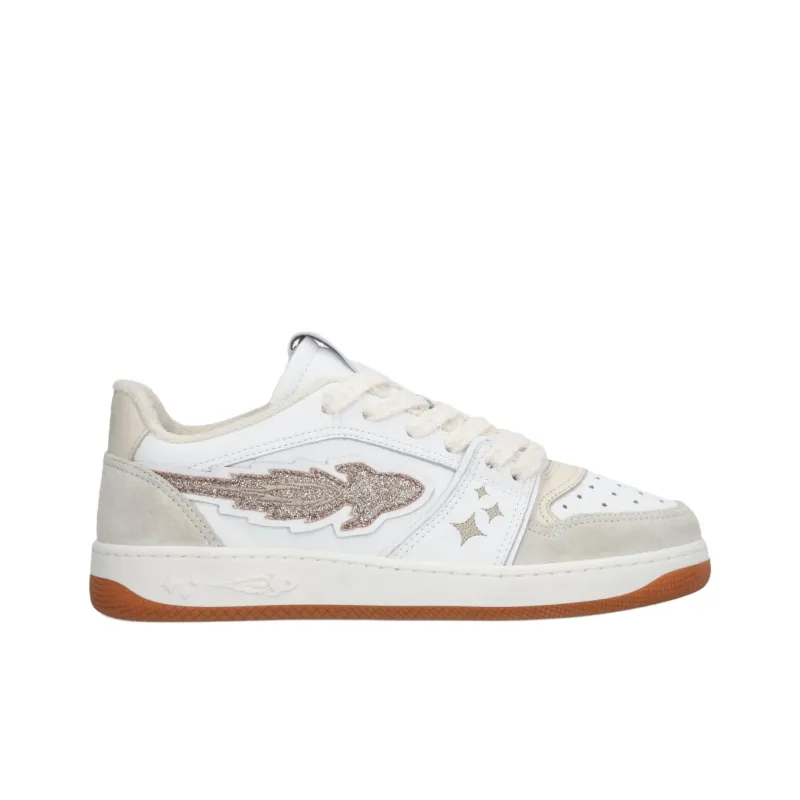 ENTERPRISE JAPAN Rocket Ej Egg Low Top Skateboard Shoes Unisex White-1