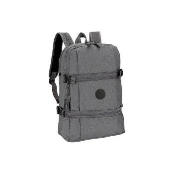Kipling Polyester Backpack Unisex Gray