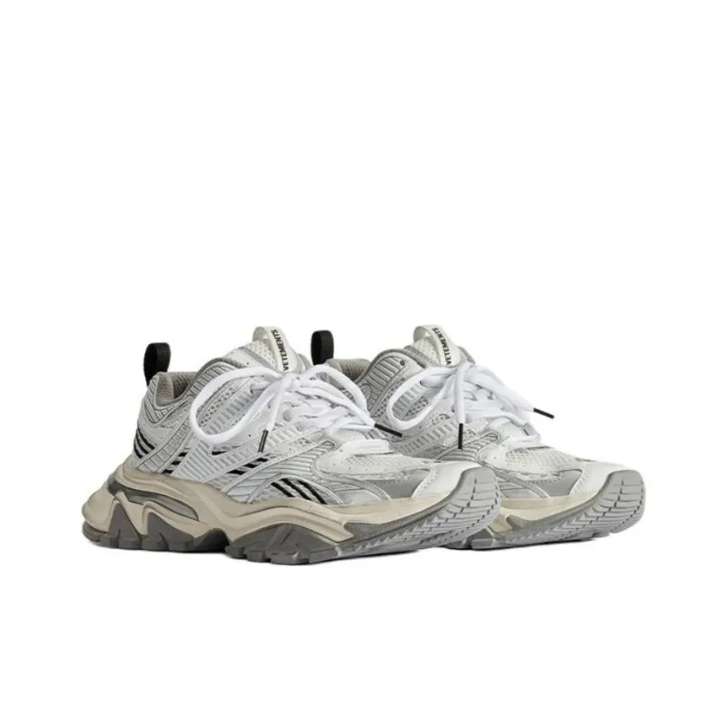 Vetements Low-Top Chunky Sneakers Unisex White Gray-1