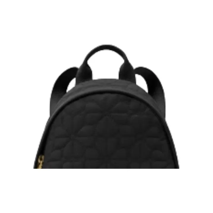 Kate Spade Spade Flower Fabric Backpack Mini Women's Black-4