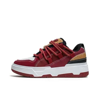 M.M Party Cushioning Anti Slip And Wear Resistant Support Balance Lightweight Low Top Casual Shoes Men's Burgundy