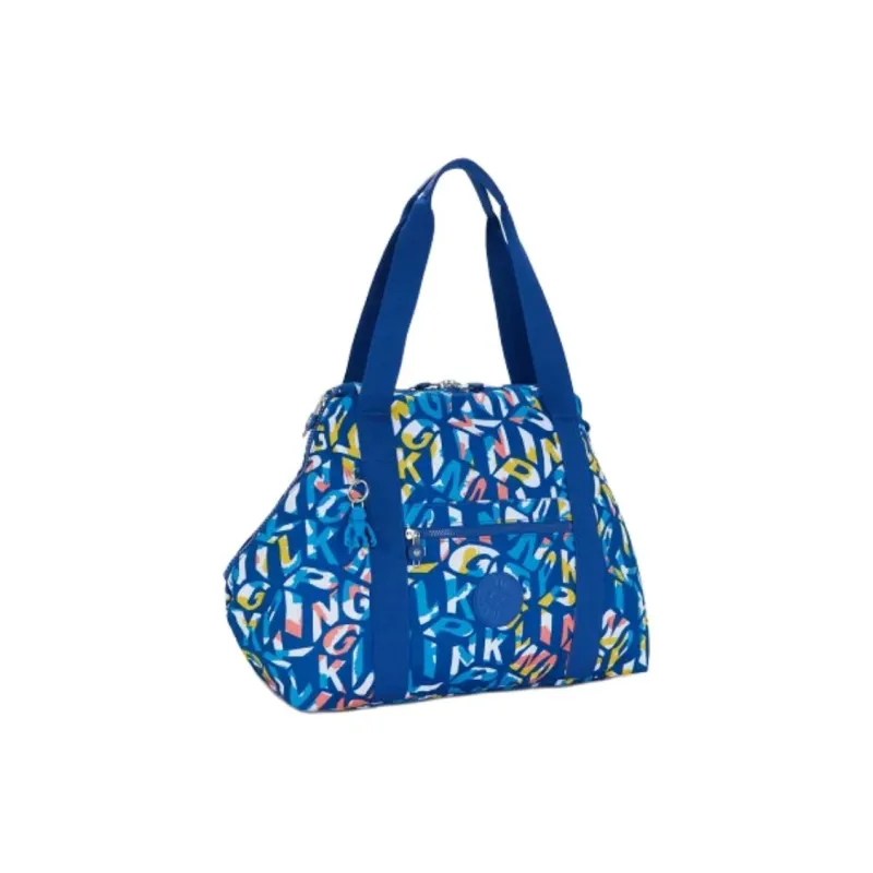 Kipling Recycled Polyester Tote Bag, Shopping Bag, Shoulder Bag Medium Size Unisex Blue-3