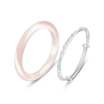 TRUE ME Glass Cat Eye Bangles Women's