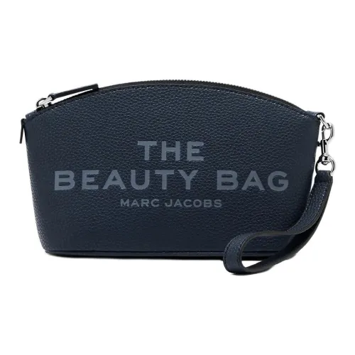 MARC JACOBS Eggstone Leather Storage Bag Women's Marine Blue