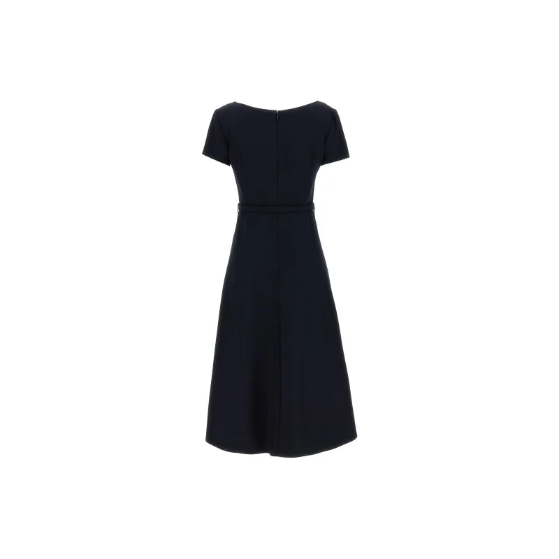 Alessandra Rich Belted Midi Dress-1