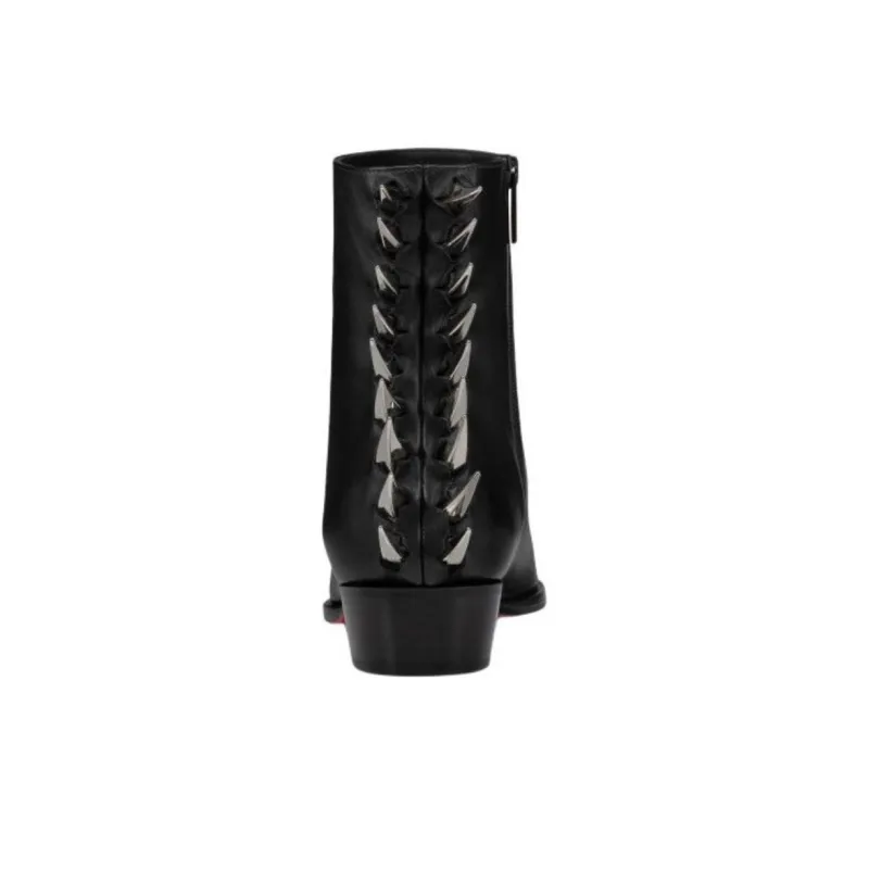 CL LUBOTING Mr Clawiss Ankle Boots Men's Black-4