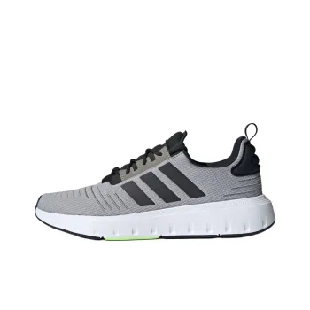 Adidas Swift Run Anti Slip Wear Resistant Low Top Casual Shoes Men's Gray