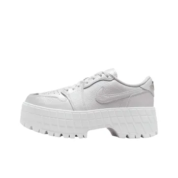 JORDAN 1 Brooklyn Low White Metallic Silver Women's
