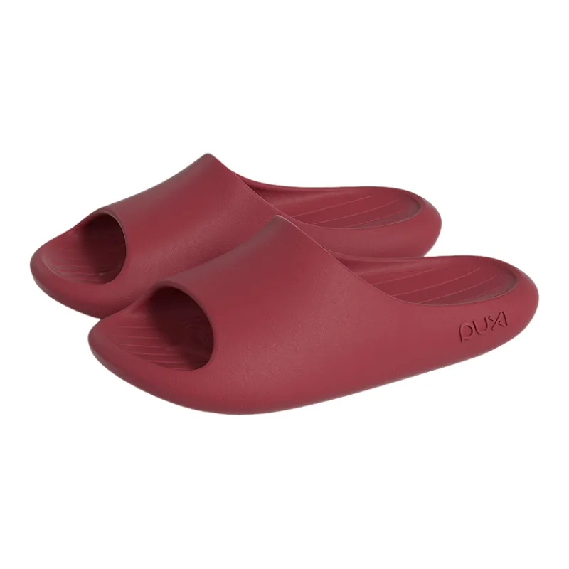 POSEE Soft Sole Home Unisex Spring & Summer Solid Color Couple's Slippers-0