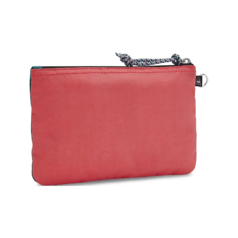 Kipling Polyamide Storage Bag Unisex Turquoise & Coral-2