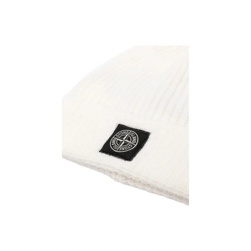 STONE ISLAND Logo Patch Beanie-3