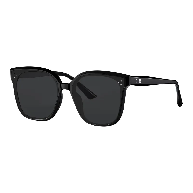 HLA TR/Memory Plastic Square Sunglasses Unisex-0