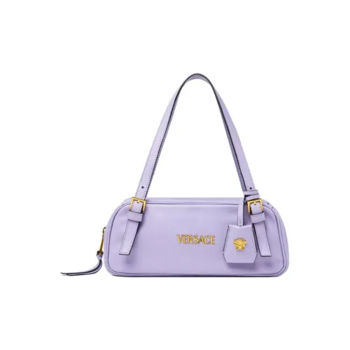 FANSIZHE Tag Lambskin Bowling Bag, Handbag, Shoulder Bag Regular Women's Light Purple