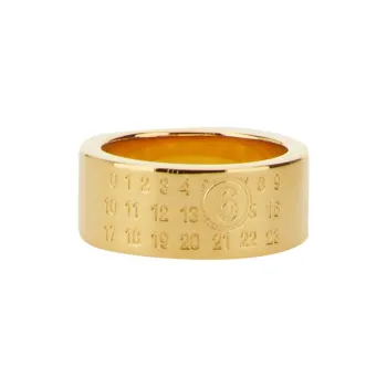 MM6 Maison Margiela Numeric Minimal Signature Ring