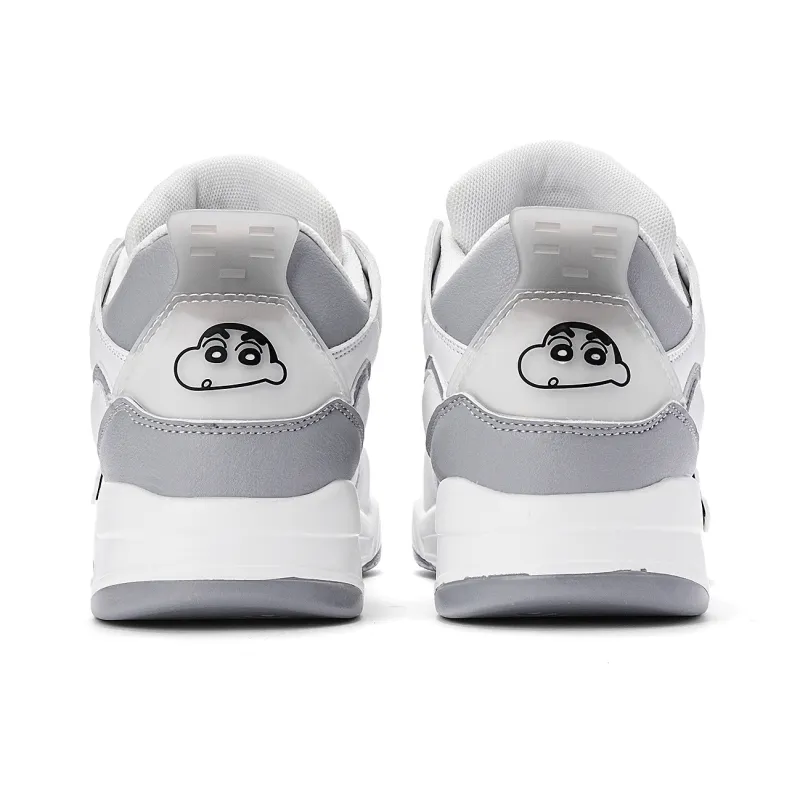 Crayon Shinchan Thermal Cushioning Support Height Increasing Low Top Skateboard Shoes Unisex-11