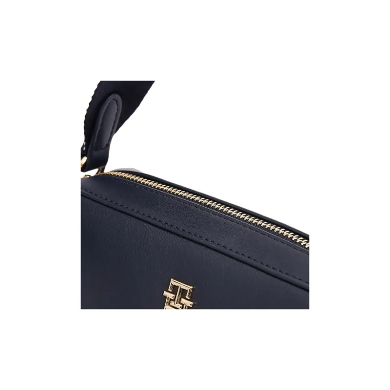 Tommy Hilfiger PU Shoulder Bag Women's Marine Blue-3