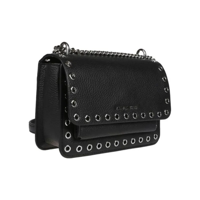 MICHAEL KORS Leather Crossbody Bag Shoulder Bag Women's Black-1